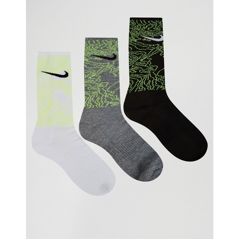 Nike - SX5412-905 - Lot de 3 paires de chaussettes - Blanc - Blanc