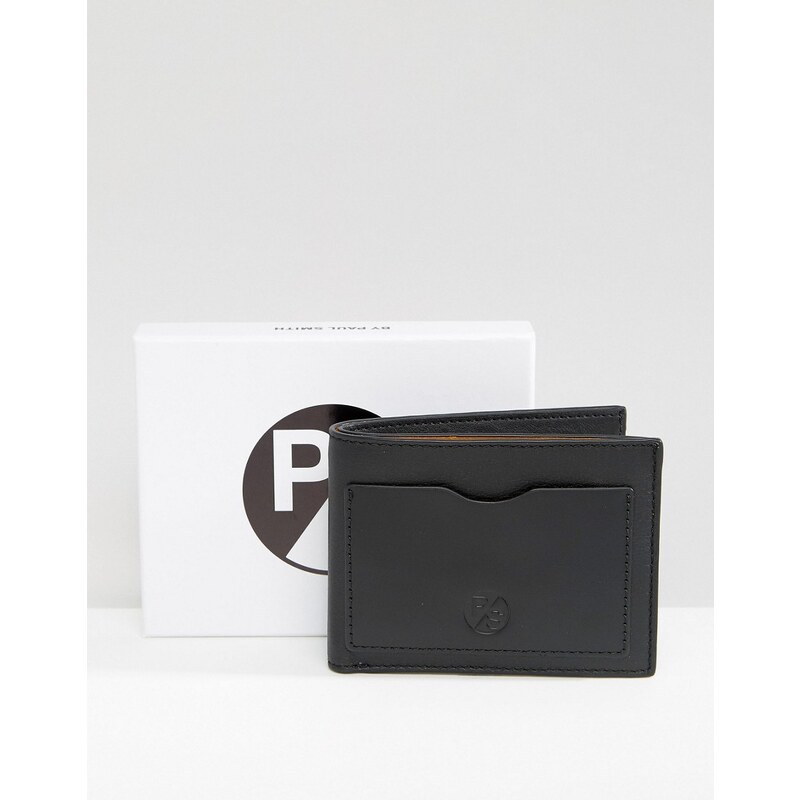 PS By Paul Smith - Portefeuille porte-billets en cuir - Noir