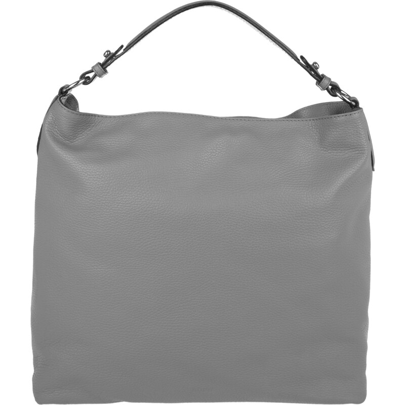 Abro Sacs à Bandoulière, Large Adria Hobo Bag Front Zipper Grey en gris
