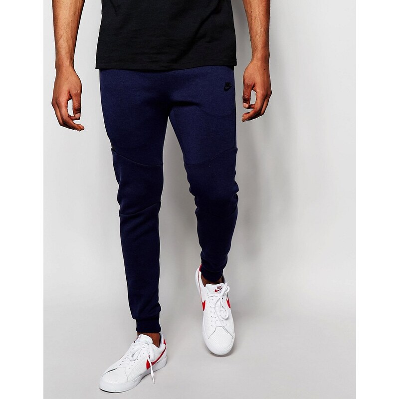 Nike - Tech - Pantalon de jogging skinny en polaire - Bleu 805162-473 - Bleu