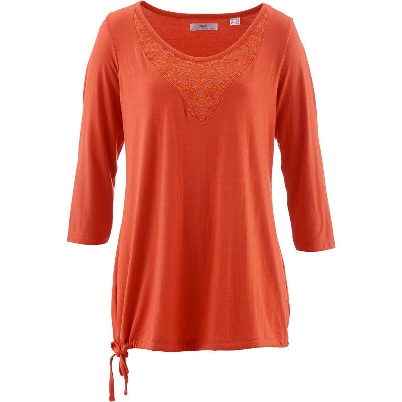 bpc bonprix collection T-shirt manches 3/4 orange femme - bonprix