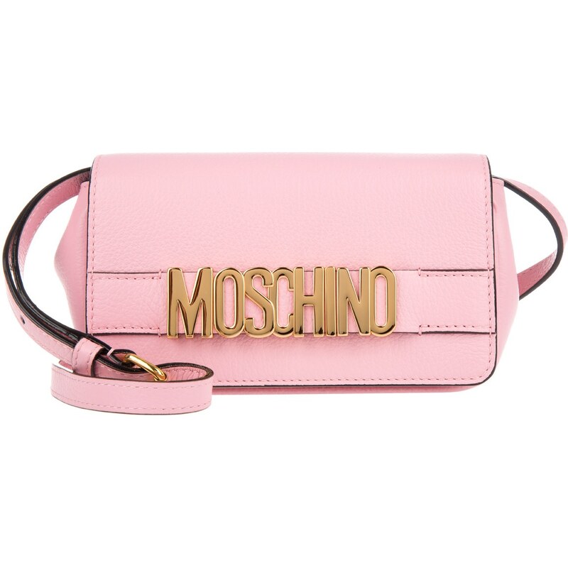 Moschino Sacs à Bandoulière, Logo Crossbody Bag Pink en rose pâle
