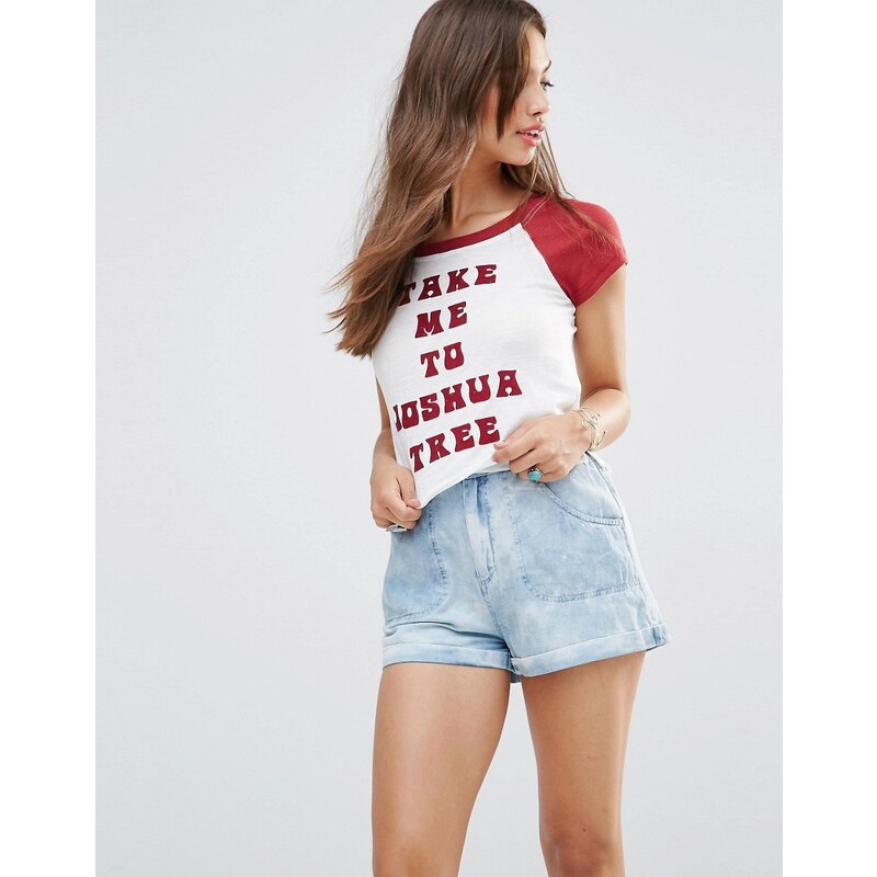 Minkpink - Take Me To - T-shirt à manches courtes - Rouge