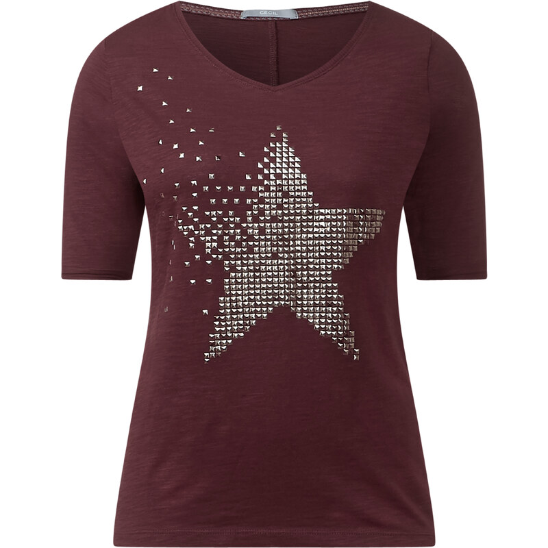 Cecil - Tee-shirt manches courtes Pixelstar - maroon red