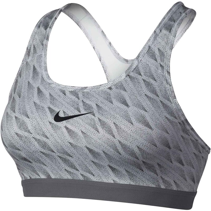 Nike PRO CLSC PAD CSCD PRT - Brassière de sport - gris foncé