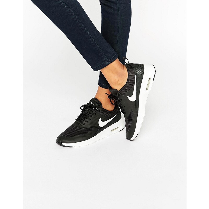 Nike - Air Max Thea - Baskets - Noir et blanc - Noir