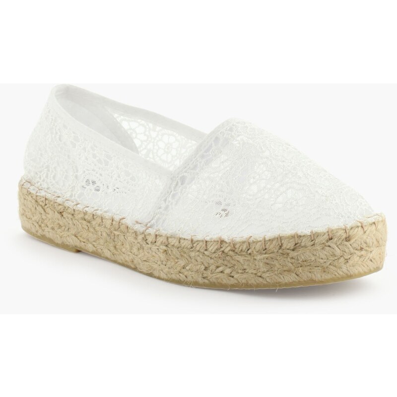 Lahalle Espadrilles broderie anglaise