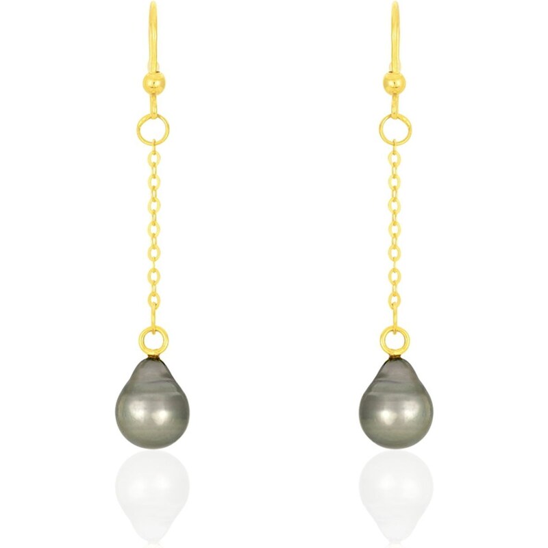 Boucles d'oreilles en or ornées de perles Esmeralda Histoire d'Or