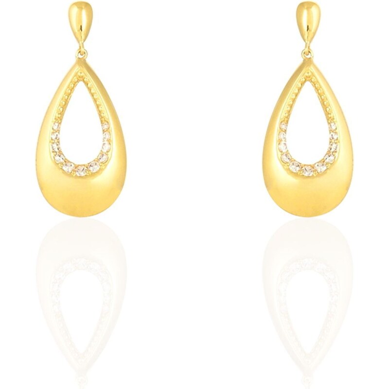 Boucles d'oreilles en or ornées de diamants Histoire d'Or