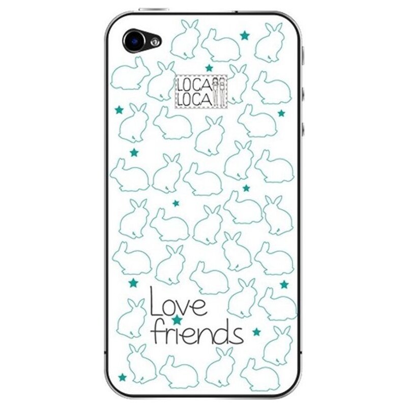Loca Loca Sticker pour iPhone 5/5S - turquoise