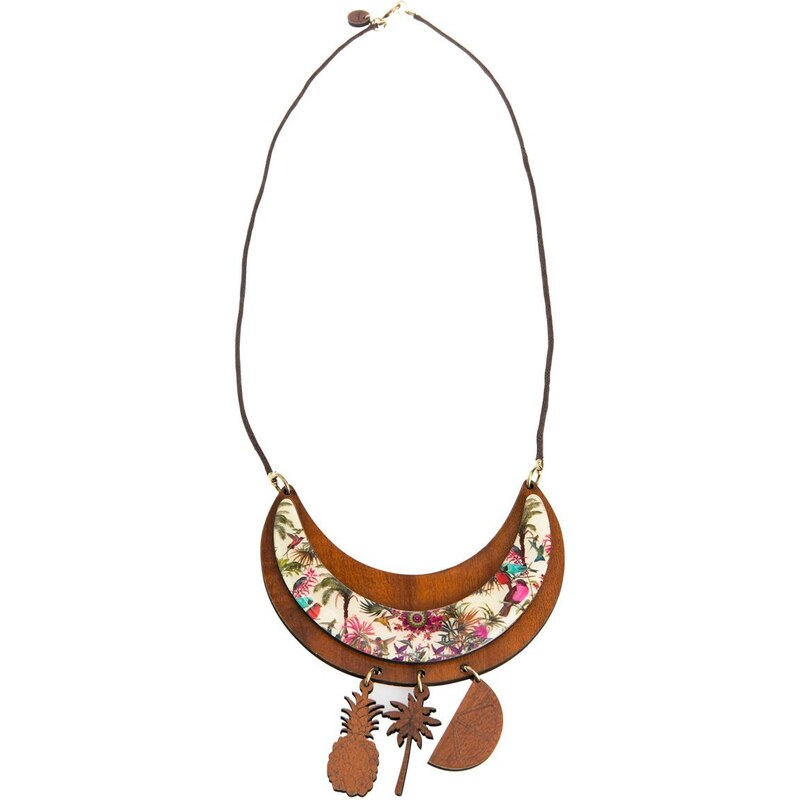 Desigual Madera New Tropical - Collier - rouge