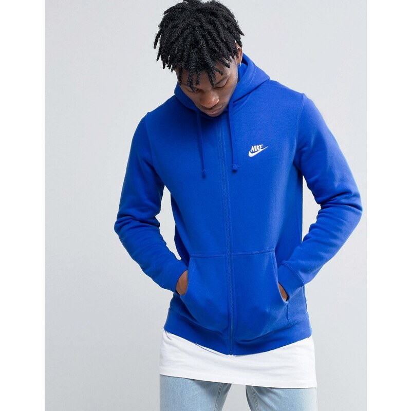 Nike - Club - Sweat à capuche - Bleu 804389-480 - Bleu