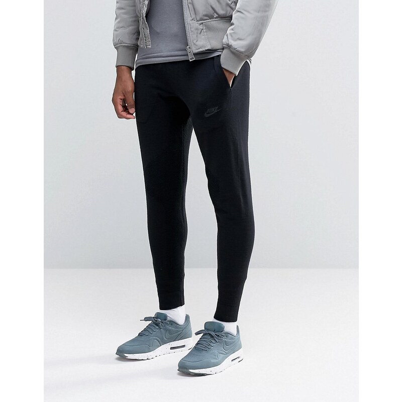 Nike - Tech - Pantalon de jogging skinny en maille - Noir 810560-010 - Noir