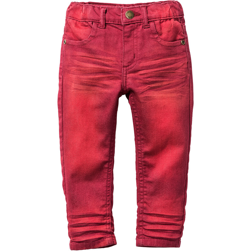 John Baner JEANSWEAR Pantalon skinny, T. 80-134 rouge enfant - bonprix