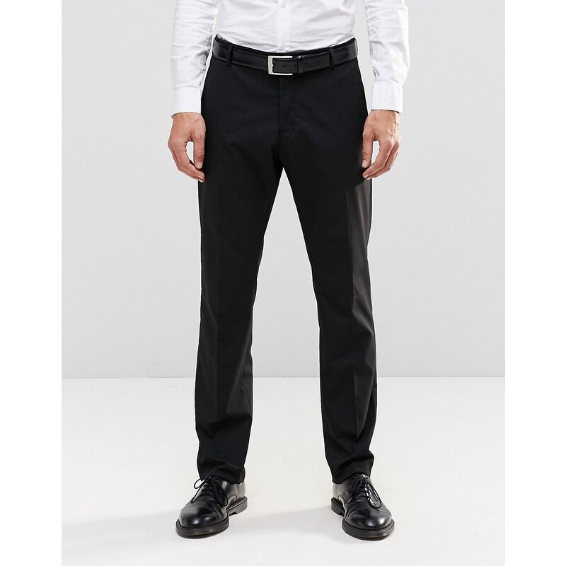 Selected Homme - Pantalon de costume stretch coupe slim - Noir