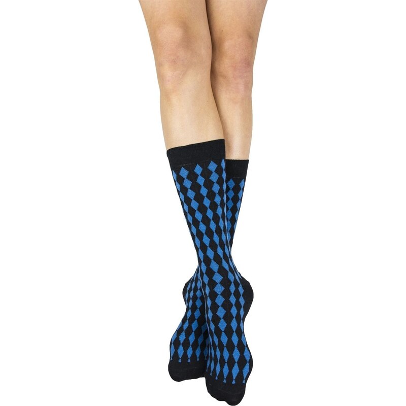 My Lovely Socks Martin - Mi-chaussettes en cachemire mélangé - bleu