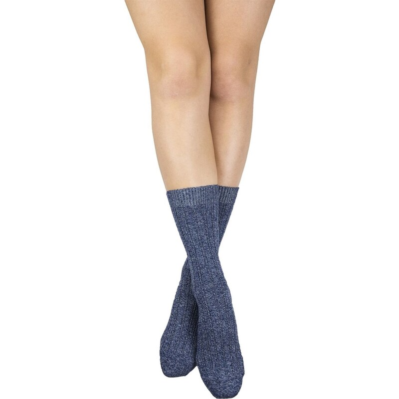 My Lovely Socks Eileen - Mi-mollets en laine - bleu