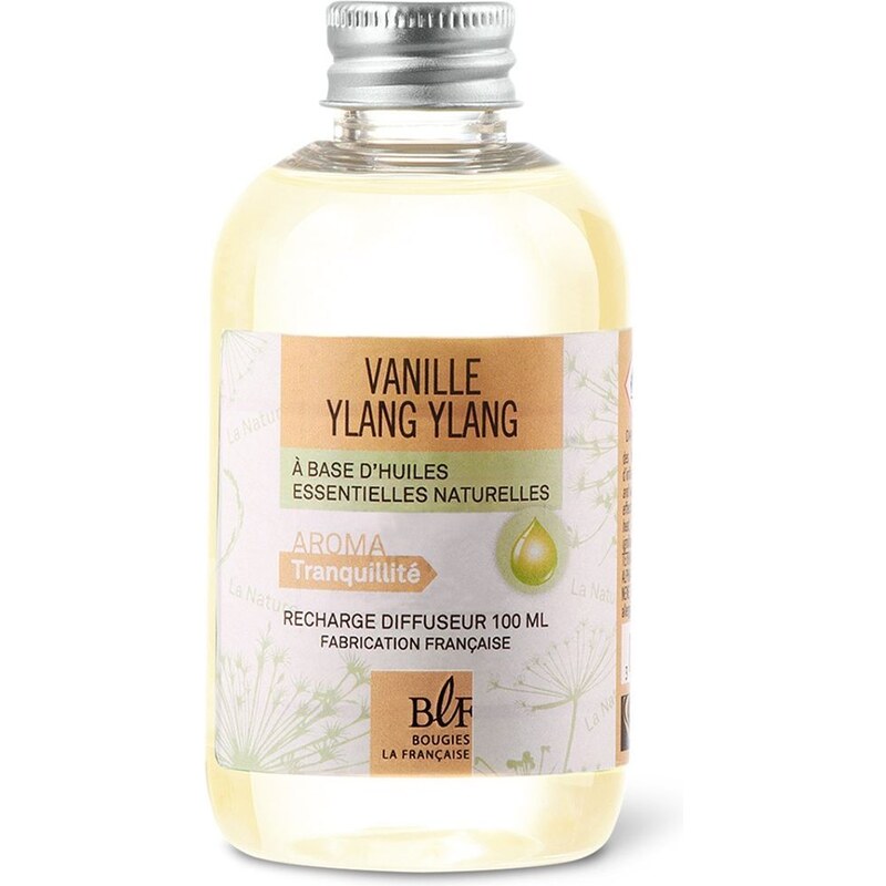Bougies la Française Vanille ylang ylang - Recharge de diffuseur de parfum naturel