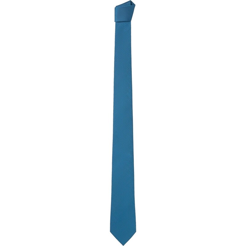 Mango Man Cravate en soie - bleu