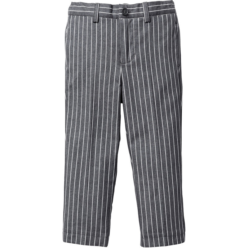 bpc bonprix collection Pantalon à fines rayures, T. 80-134 gris enfant - bonprix