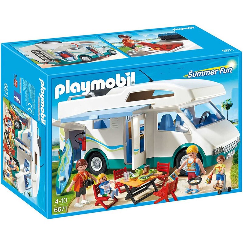 Famille et tente de camping Playmobil