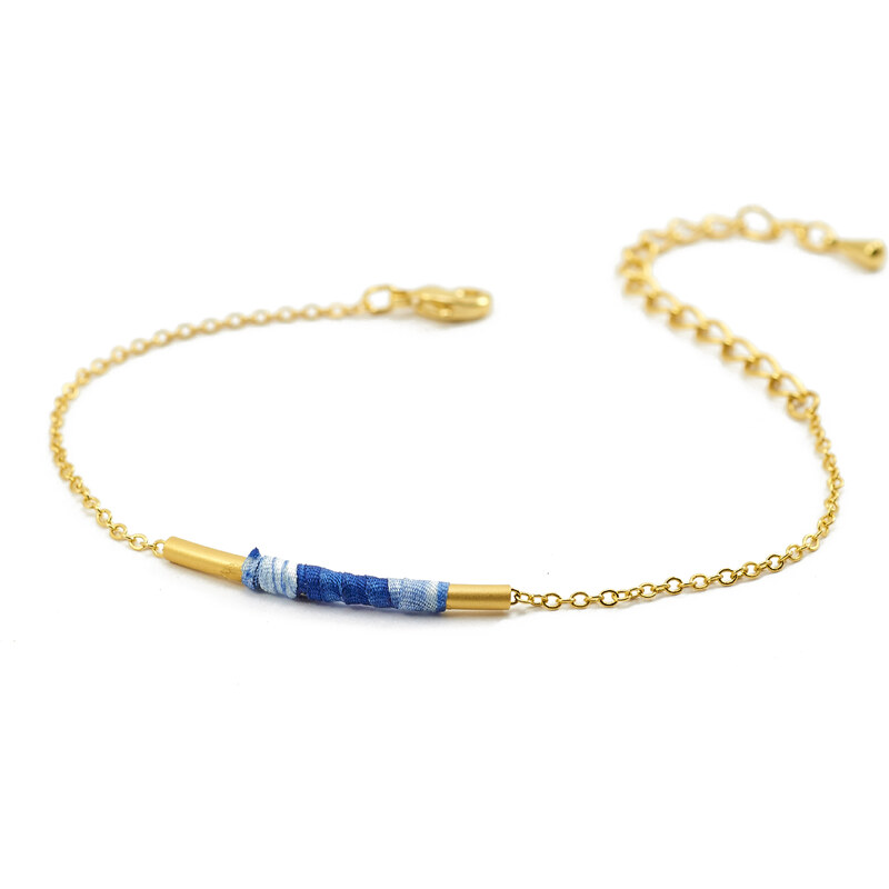 Azucar Bracelet Bleu - Shibori