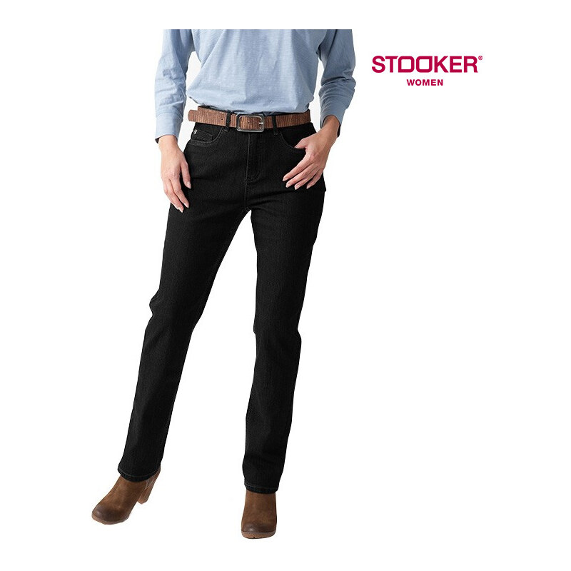 Stooker_Women Jeans stretch classique Stooker Nizza Noir