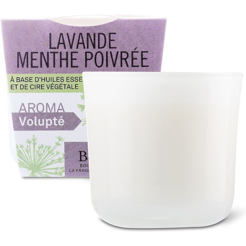 Bougies la Française Lavande menthe poivrée - Bougie naturelle parfumée