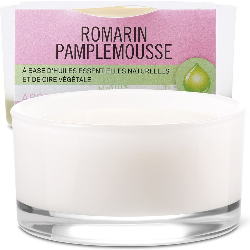 Bougie naturelle parfumée Romarin pamplemousse Bougies la Française