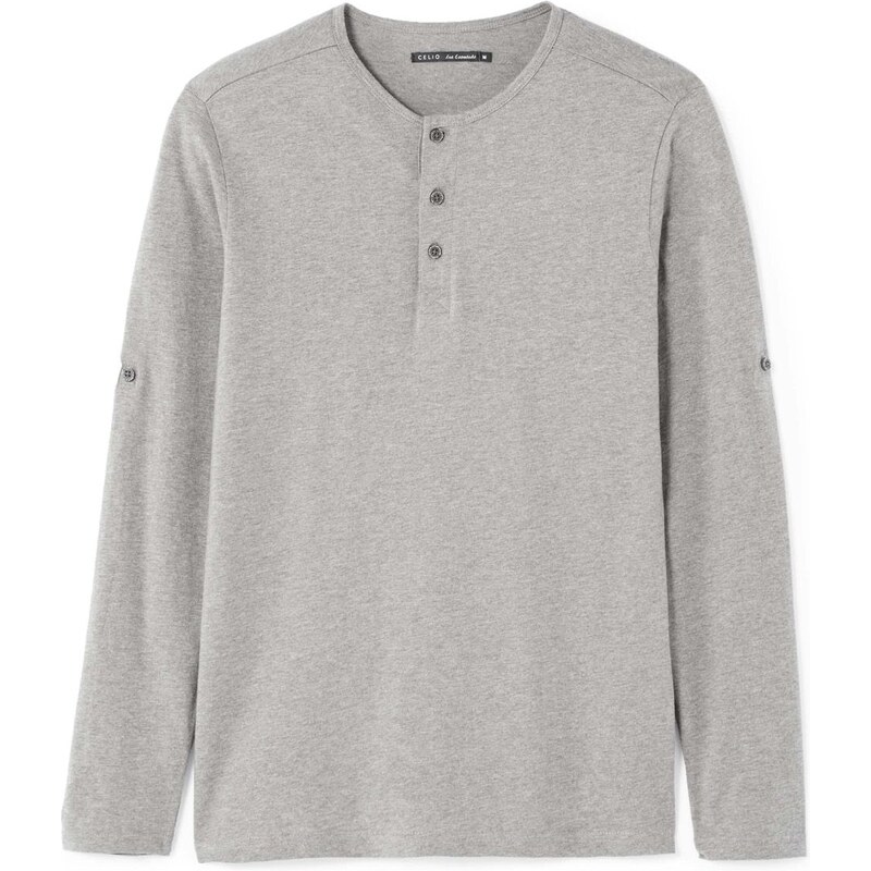 Celio Fenley - T-shirt - gris chine