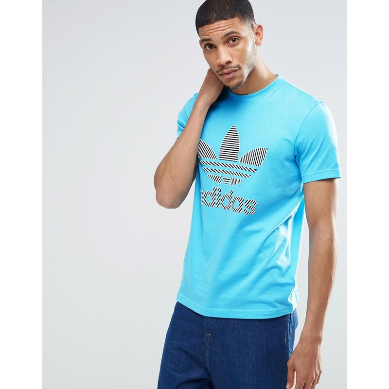 Adidas Originals - NMD - T-shirt motif trèfle AZ1079 - Bleu