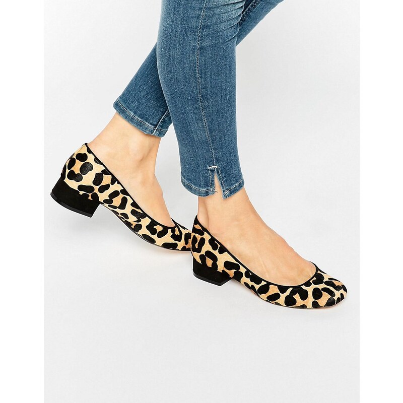 Dune - Alanah - Chaussures plates à imprimé léopard - Multi