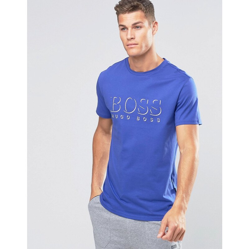 BOSS By Hugo Boss - T-shirt coupe classique avec logo - Bleu