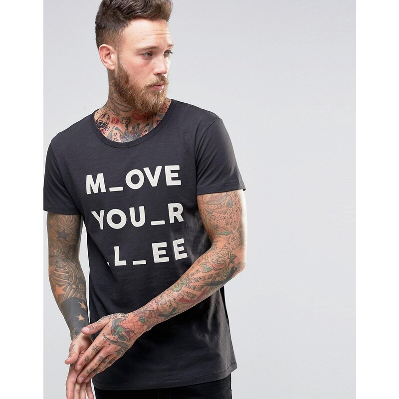 Lee - Move Your - T-shirt imprimé - Noir - Noir