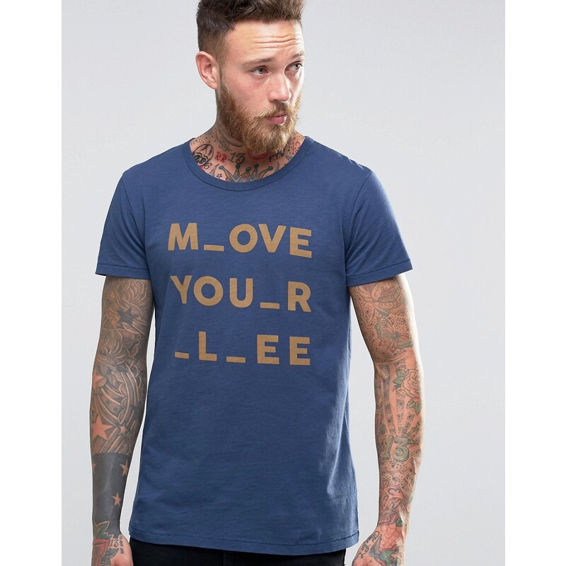 Lee - Move Your - T-shirt imprimé - Bleu marine - Bleu marine
