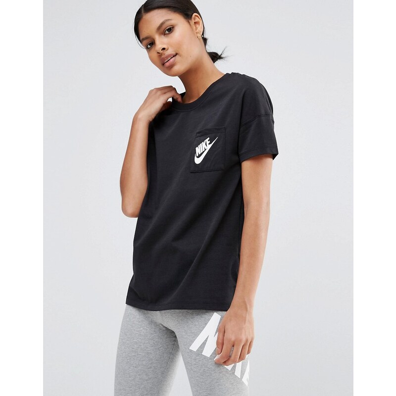 Nike - Signal - T-shirt à manches courtes - Noir