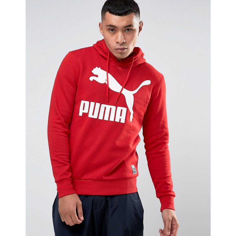 Puma - Archive - 57151707 - Sweat à capuche avec logo - Rouge - Rouge