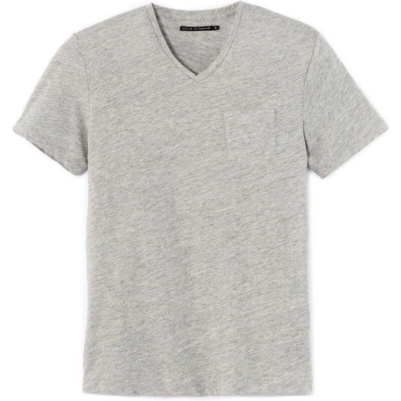Celio Vebasic - T-shirt - gris chine