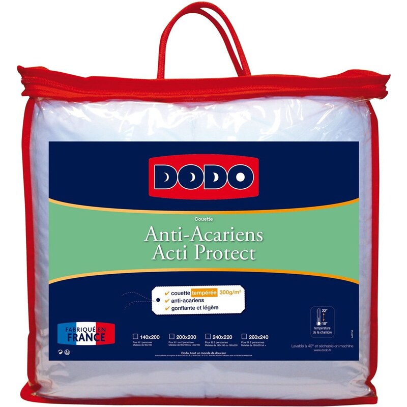 Couette Acti protect tempérée Dodo