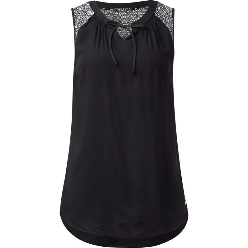 Street One - Top blouse sans manches Ariane - Black