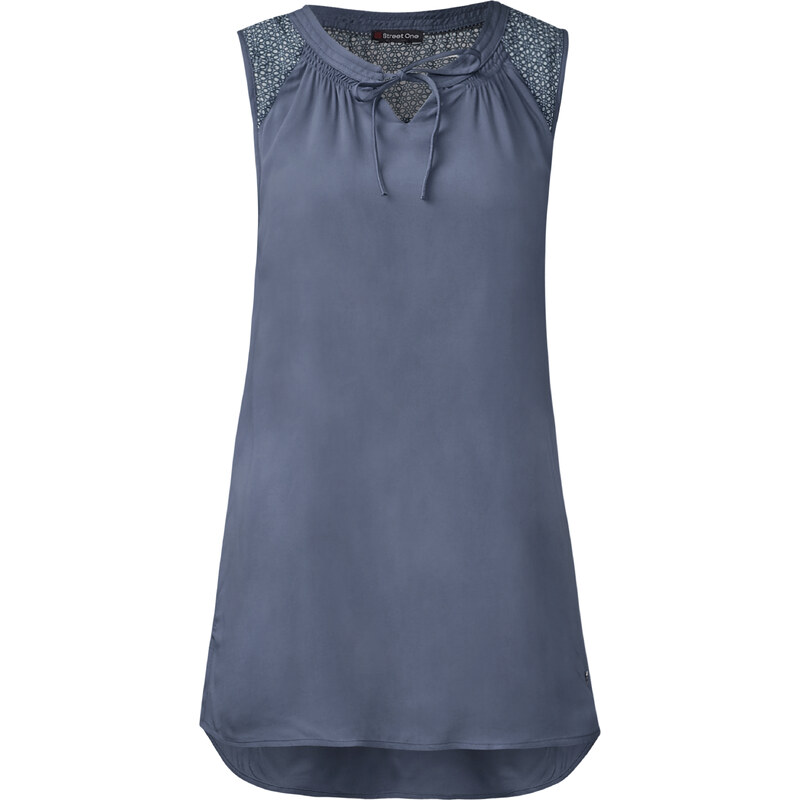 Street One - Top blouse sans manches Ariane - endless blue