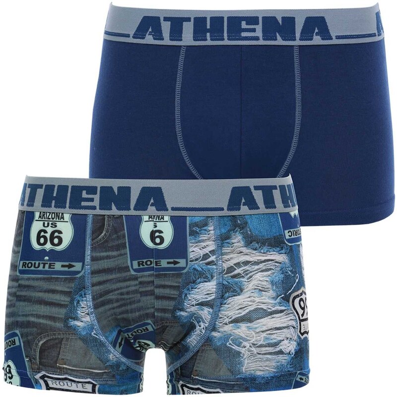 Athena Us spirit - Lot de 2 boxers - bleu