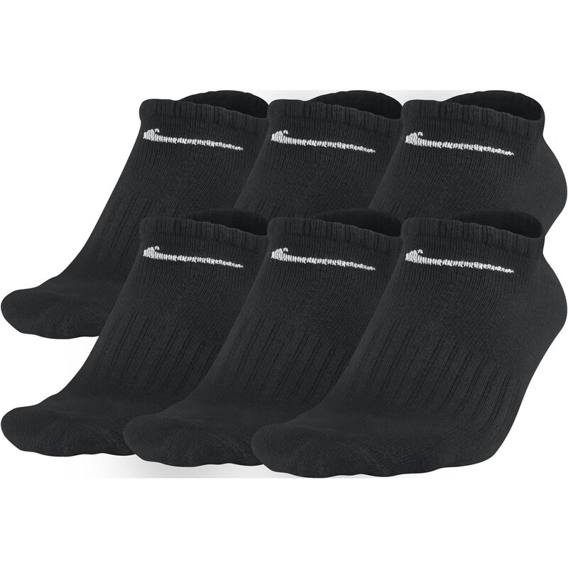 Nike -CUSHION NO SHOW - Lot de 6 paires de socquettes - noir