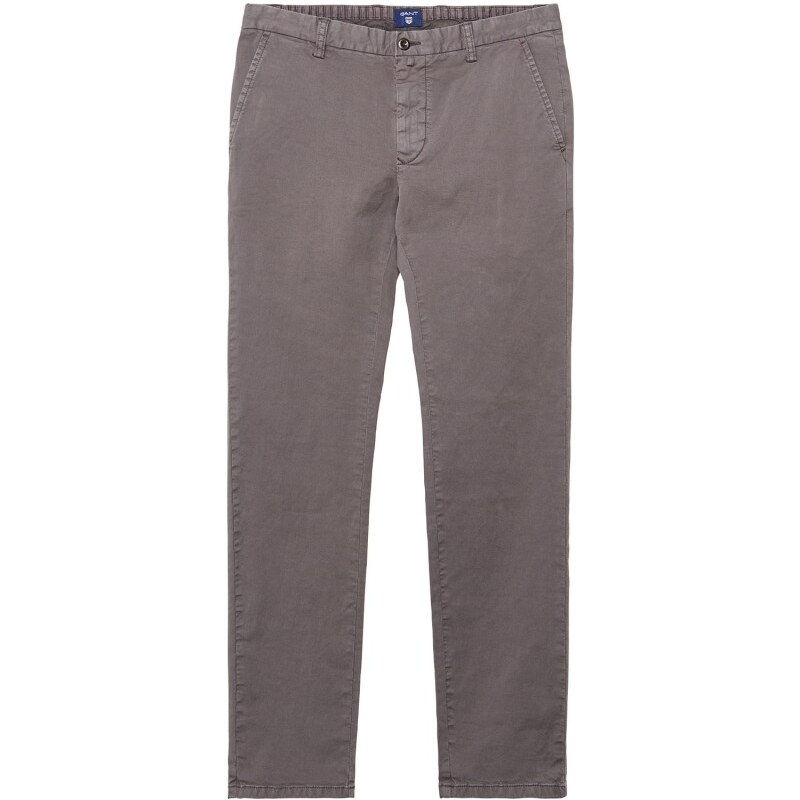 GANT Pantalon Chino Slim Confortable - Graphite