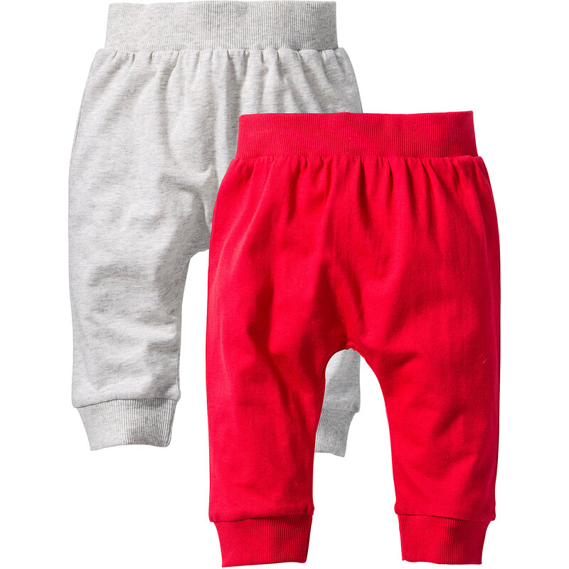 bpc bonprix collection Lot de 2 pantalons bébé en coton bio blanc enfant - bonprix
