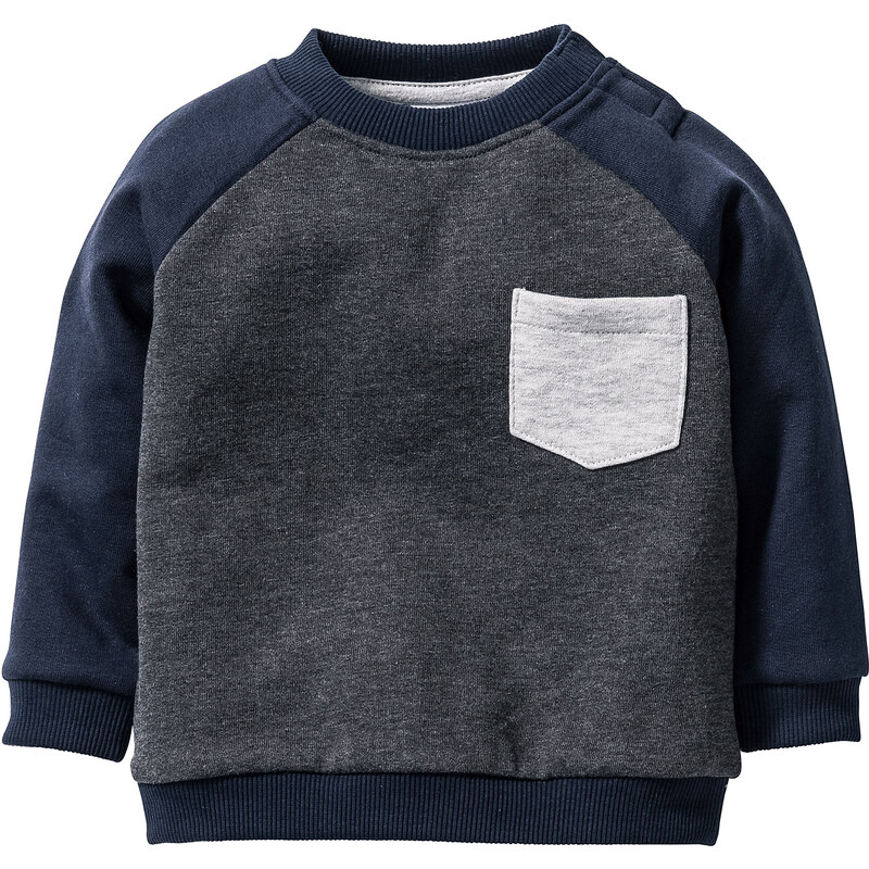 bpc bonprix collection Sweat-shirt bébé en coton bio gris enfant - bonprix