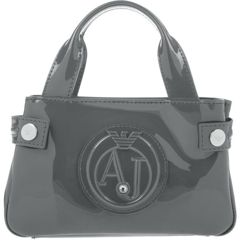 Armani Jeans Sacs à Bandoulière, Patent Mini Bag Élephant en gris