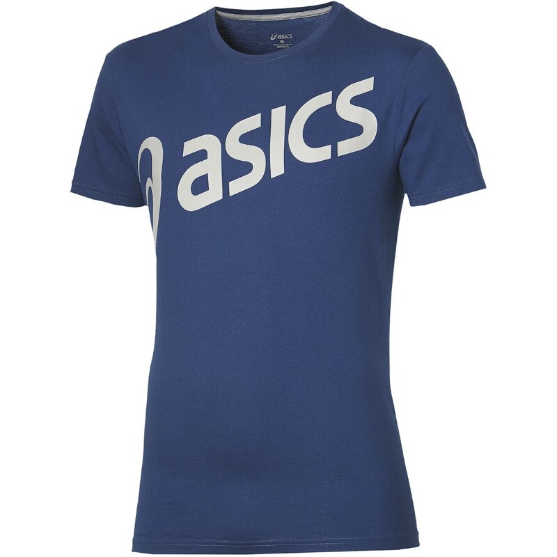 Asics LOGO SS TOP - T-shirt - bleu