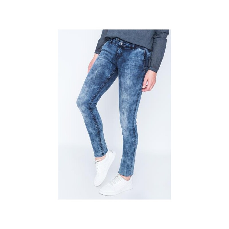 Jeans femme skinny Bleu Coton - Femme Taille 36 - Bonobo