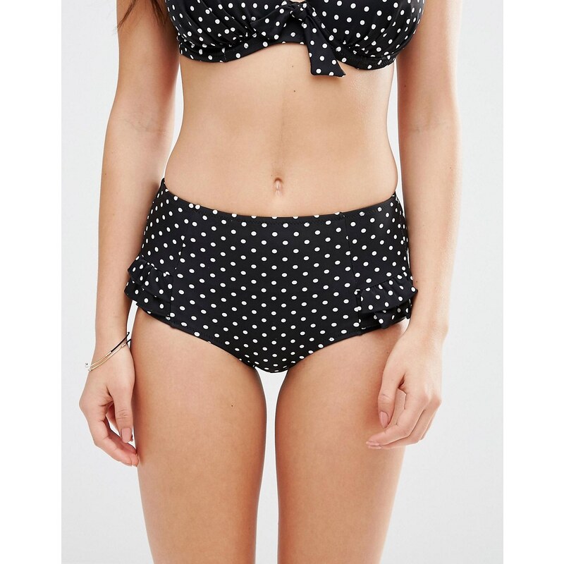 Pour Moi - Hot Spots - Bas de bikini taille haute - Noir